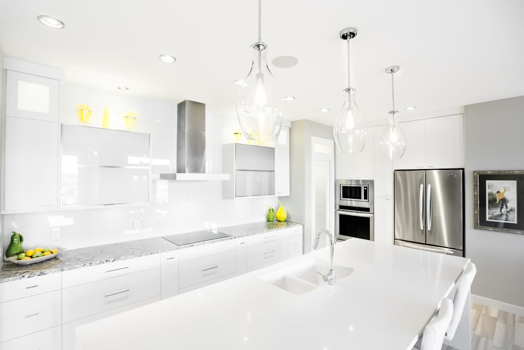 Clean kitchen area after professional pest control treatment